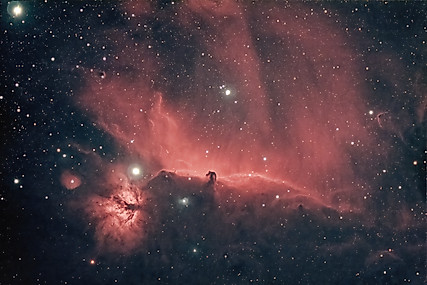 La flamme et le cheval 